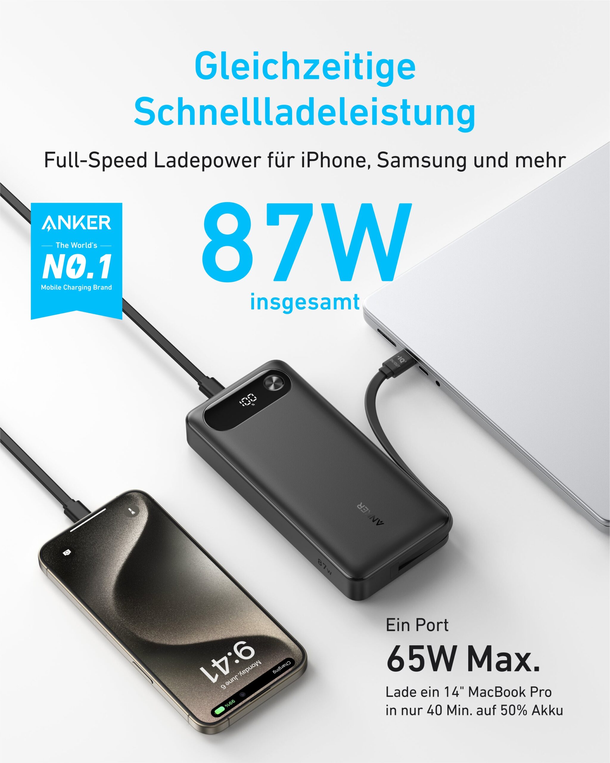 Anker 20,000mAh Power Bank (87W)